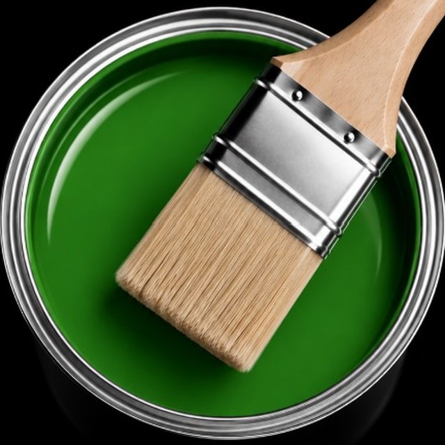 Green Pixel Paint
