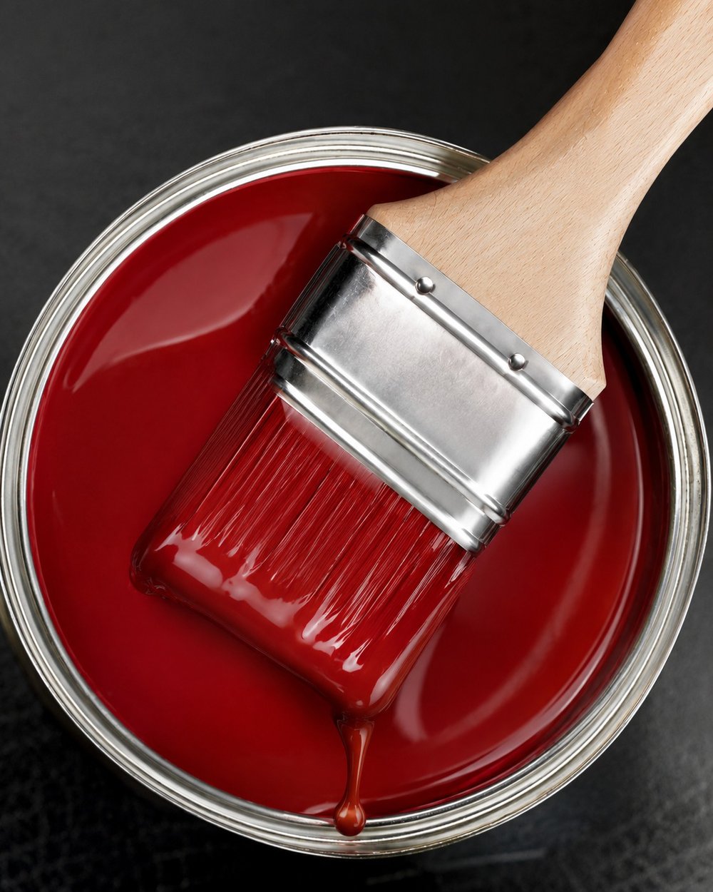 Red Pixel Paint with brush